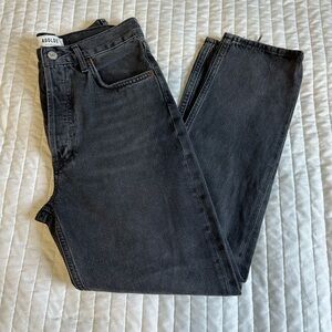 AGOLDE High Rise Jeans - Black Wash